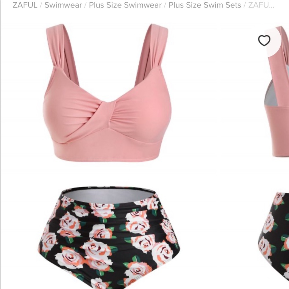 Zaful two piece bathing suite